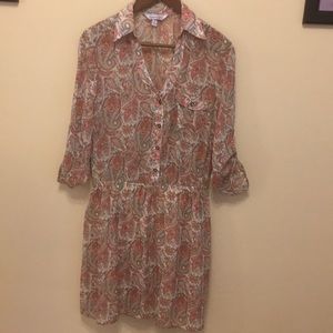 Paisley short dress